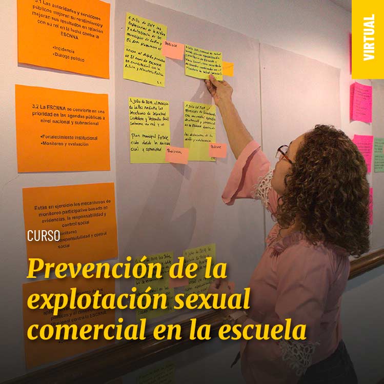 Prevención de la explotación sexual comercial en la escuela