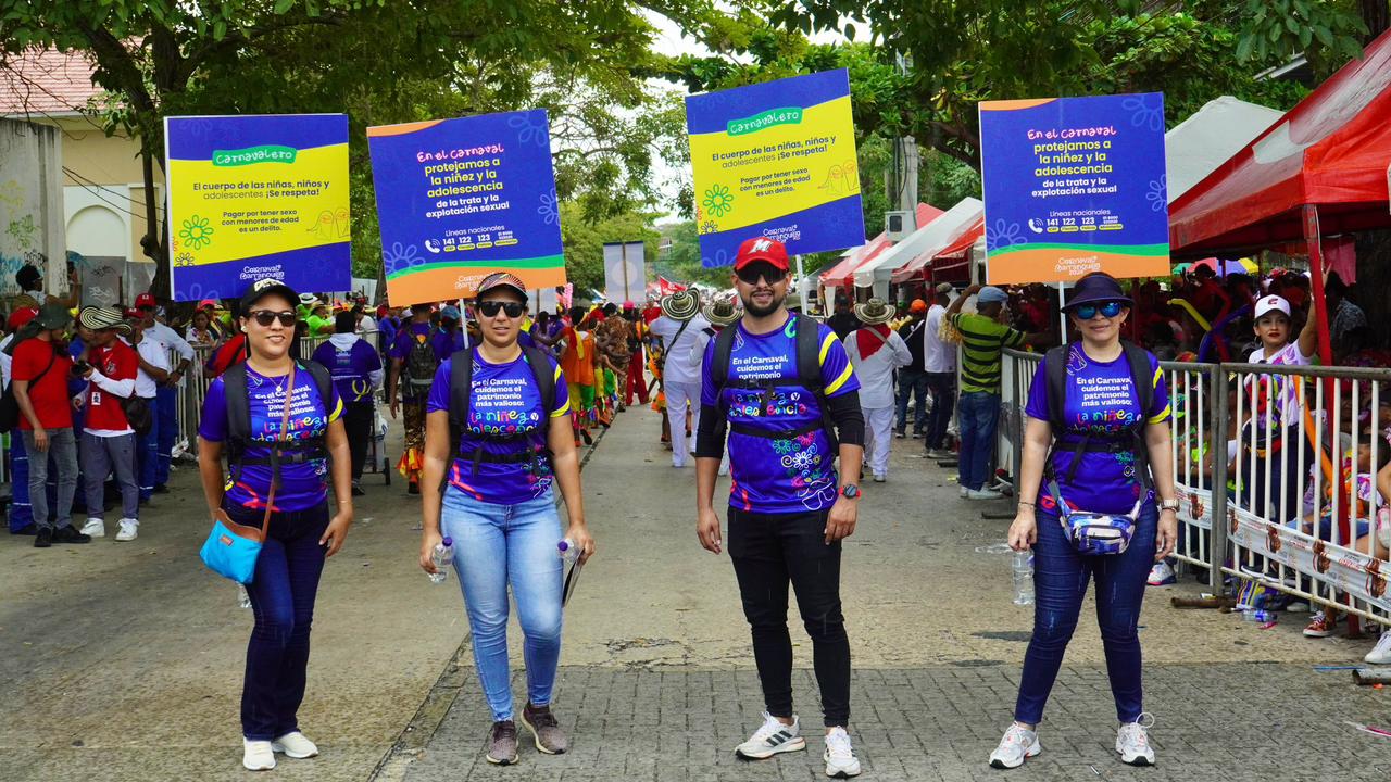 Carnaval de Barranquilla 2024; una fiesta por la prevención de la trata y la explotación sexual comercial